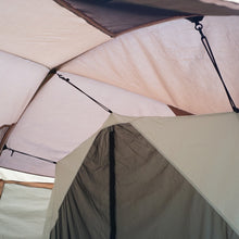 画像をギャラリービューアに読み込む, 【組立確認済】美品 スノーピーク(snowpeak) ランドロック  旧カラー TP-670 テント 2ルーム 6人用 旧品 廃盤カラー 大型テント 補修跡あり