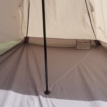 画像をギャラリービューアに読み込む, 【組立確認済】新品同様 ディーオーディー(DOD) ワンポールテント(S)&グランドシート セット T3-44-TN テント ティピー ソロ