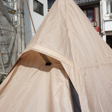 画像をギャラリービューアに読み込む, 【組立確認済】新品同様 ディーオーディー(DOD) ワンポールテント(S)&グランドシート セット T3-44-TN テント ティピー ソロ