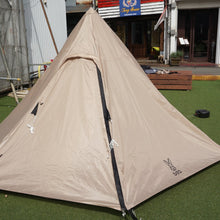 画像をギャラリービューアに読み込む, 【組立確認済】新品同様 ディーオーディー(DOD) ワンポールテント(S)&グランドシート セット T3-44-TN テント ティピー ソロ