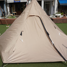 画像をギャラリービューアに読み込む, 【組立確認済】新品同様 ディーオーディー(DOD) ワンポールテント(S)&グランドシート セット T3-44-TN テント ティピー ソロ
