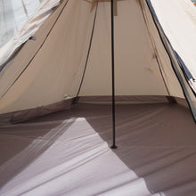 画像をギャラリービューアに読み込む, 【組立確認済】新品同様 ディーオーディー(DOD) ワンポールテント(S)&グランドシート セット T3-44-TN テント ティピー ソロ