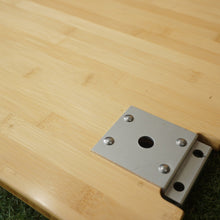 画像をギャラリービューアに読み込む, スノーピーク(snowpeak)マルチファンクションテーブルコーナー(R)竹 CK-119T グリルシステム アイアングリルテーブル専用 天板