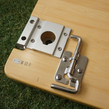 画像をギャラリービューアに読み込む, スノーピーク(snowpeak)マルチファンクションテーブルコーナー(R)竹 CK-119T グリルシステム アイアングリルテーブル専用 天板