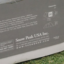 画像をギャラリービューアに読み込む, 【入手困難・超レア】未使用 スノーピーク(snowpeak) Amenity Dome S Ivory SDE-002-IV-US テント USA限定モデル 2〜3人 ドームテント キャンプテント 定番