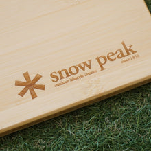 画像をギャラリービューアに読み込む, 美品 スノーピーク(snowpeak) スライドトップロングハーフ竹 CK-154T グリルシステム IGT アイアングリルテーブル 天板 テーブル