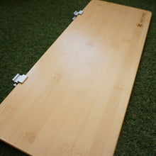 画像をギャラリービューアに読み込む, 美品 スノーピーク(snowpeak) スライドトップロングハーフ竹 CK-154T グリルシステム IGT アイアングリルテーブル 天板 テーブル