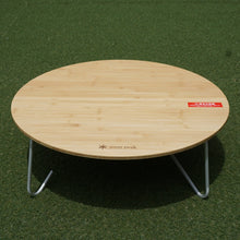 画像をギャラリービューアに読み込む, 美品 
 スノーピーク【snow peak】 ワンアクションちゃぶ台竹M LV-071TR テーブル・チェア