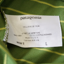 画像をギャラリービューアに読み込む, 美品 
 パタゴニア【patagonia】 ボーダーTシャツ Tシャツ・カットソー
 グリーン メンズ