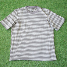 画像をギャラリービューアに読み込む, 美品 
 パタゴニア【patagonia】 ボーダーTシャツ Tシャツ・カットソー
 グレー×ホワイト メンズ