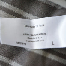 画像をギャラリービューアに読み込む, 美品 
 パタゴニア【patagonia】 ボーダーTシャツ Tシャツ・カットソー
 グレー×ホワイト メンズ