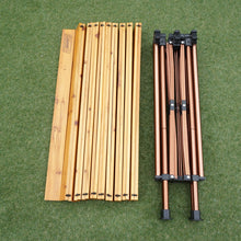 画像をギャラリービューアに読み込む, 美品 
 コールマン【Coleman】 ナチュラルウッドロールテーブル 2000026802 クラシック110 テーブル・チェア