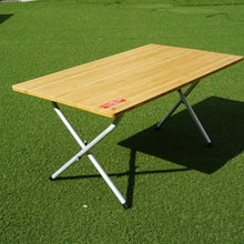 画像をギャラリービューアに読み込む, 美品 
 スノーピーク【snow peak】 ワンアクションローテーブル竹 LV-100TR テーブル・チェア