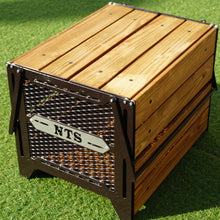 画像をギャラリービューアに読み込む, 美品 
 ネイチャートーンズ【NATURE TONES】 サイドアップボックス&テーブル テーブル・チェア
 ダークブラウン