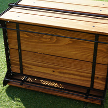 画像をギャラリービューアに読み込む, 美品 
 ネイチャートーンズ【NATURE TONES】 サイドアップボックス&テーブル テーブル・チェア
 ダークブラウン