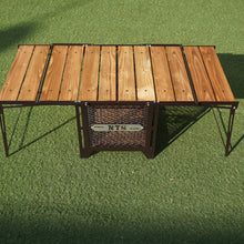 画像をギャラリービューアに読み込む, 美品 
 ネイチャートーンズ【NATURE TONES】 サイドアップボックス&テーブル テーブル・チェア
 ダークブラウン