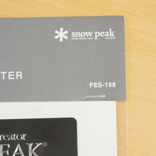 画像をギャラリービューアに読み込む, 未使用 
 スノーピーク【snow peak】 メタルロゴステッカーセット LETTER FES-158 雪峰祭2022春 フィールドギア