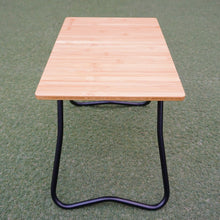 画像をギャラリービューアに読み込む, 美品 
 スノーピーク【snow peak】 Myテーブル竹 ブラック FES-132 テーブル・チェア