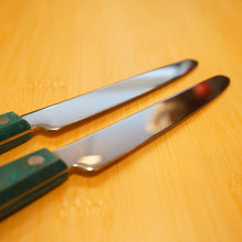 画像をギャラリービューアに読み込む, スノーピーク【snow peak】 グリーンパーティーナイフ2本セット NT-031 テーブルウェア
 グリーン