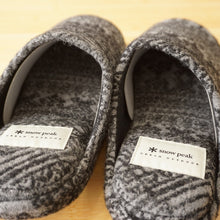 画像をギャラリービューアに読み込む, 未使用 スノーピーク(snow peak) Shetland Cotton JQ Room Shoes シェットランドコットン JQ ルームシューズ 1 Grey UO-AC-20AU00701GY 約22cm〜24.5cm
