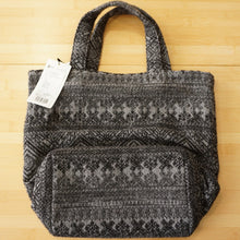 画像をギャラリービューアに読み込む, 未使用 スノーピーク(snow peak) Shetland Cotton JQ Tote Bag シェットランドコットン ジャガード トートバッグ UO-AC-20AU008GY トートバッグ