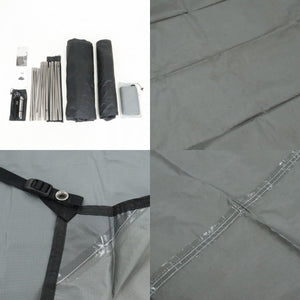 【設営確認済】 ムラコ（MURACO） BLACK BEAK 4P　テント＆GROUND SHEET for 4P セット T003/T0031