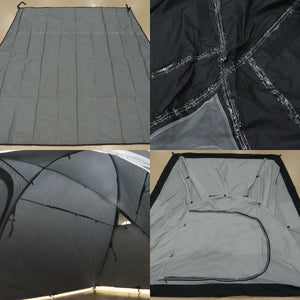 【設営確認済】 ムラコ（MURACO） BLACK BEAK 4P　テント＆GROUND SHEET for 4P セット T003/T0031