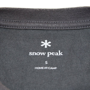 スノーピーク（snow peak） SNOW PEAK Camping Club T shirt TS-23AU002 S チャコールグレー 古着