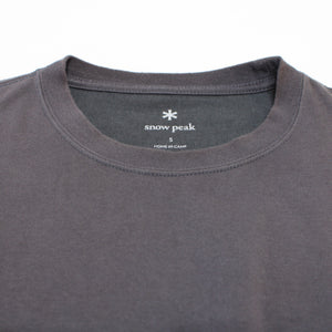 スノーピーク（snow peak） SNOW PEAK Camping Club T shirt TS-23AU002 S チャコールグレー 古着
