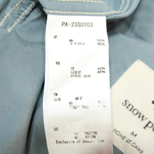 画像をギャラリービューアに読み込む, 美品 
スノーピーク（snow peak） Light Mountain Cloth Shorts PA-23SU103 M BLUE 古着