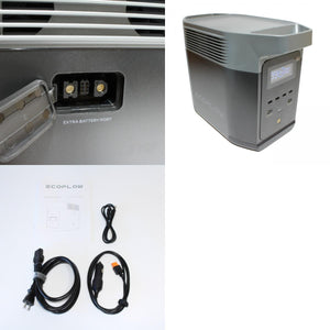 【動作確認済】 美品 
 ECOFLOW　デルタ2　ポータブル電源 1024Wh　専用カバー付