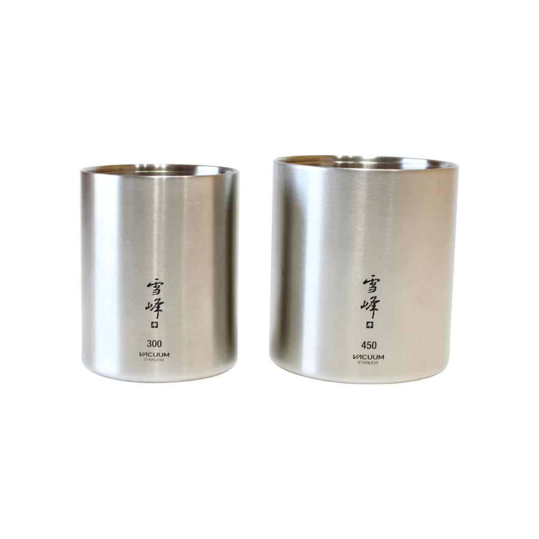 スノーピーク（snow peak） 真空雪峰スタッキングマグ 300/450 マット セット SET-123 中古