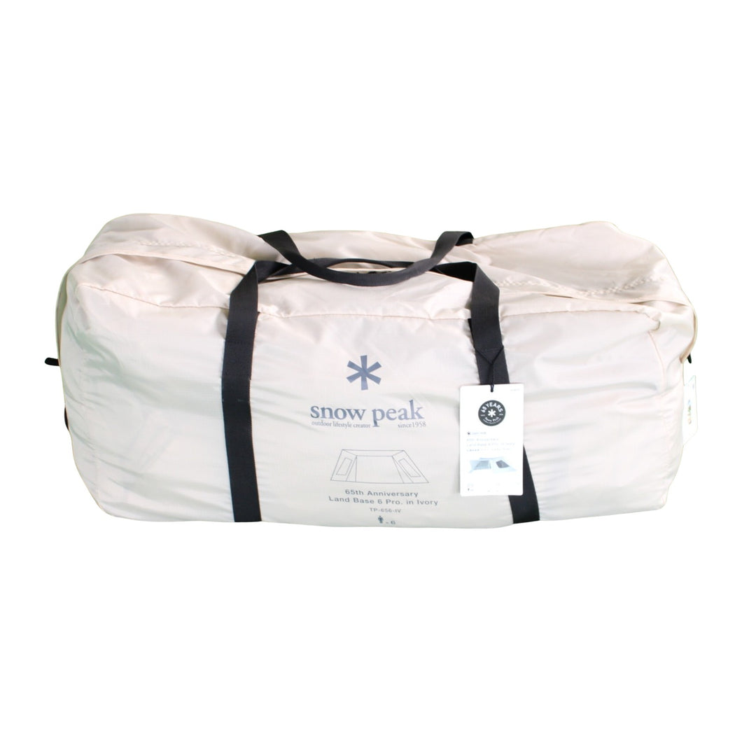 スノーピーク（snow peak） 65周年記念ランドベース6Pro.アイボリー&ウイングポールセット TP-656-IV 中古