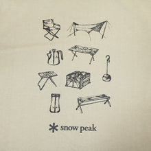 画像をギャラリービューアに読み込む, スノーピーク（snow peak） Gear Printed S/S Tシャツ AL-TS-23SU702 L 古着