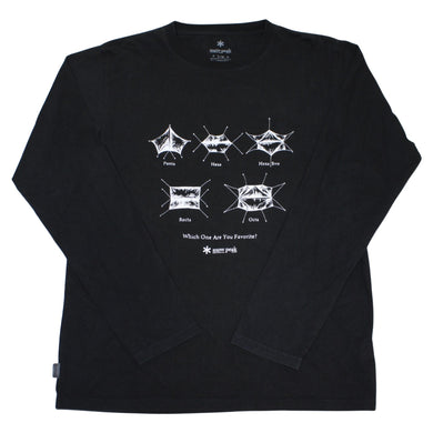 スノーピーク（snow peak） Tarp柄 ロングスリーブ Tシャツ TS-19AU205 中古