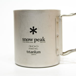 スノーピーク（snow peak） チタンダブルマグ 450&300　2個セット MG-152/153