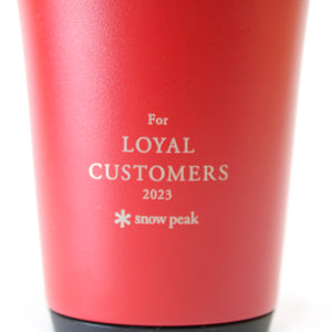 スノーピーク（snow peak） サーモタンブラー470 For LOYAL CUSTOMERS 2023　ノベルティ