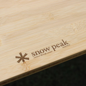 美品 
スノーピーク（snow peak） ワンアクションテーブルロング竹 LV-015T
