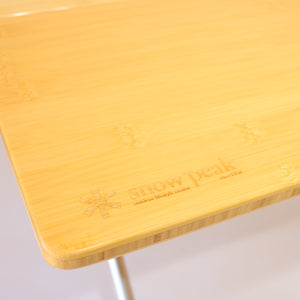 美品 
スノーピーク（snow peak） ワンアクションローテーブル竹 LV-100T