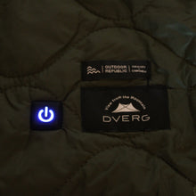 画像をギャラリービューアに読み込む, 【動作確認済】 美品 
 DVERG×BRID USBブランケット カーキ