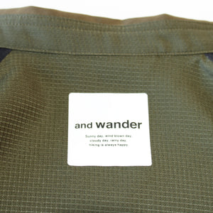 美品 
アンドワンダー（and wander） テックショートスリーブシャツ 574-2153050 3 古着