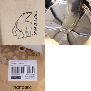 【組立確認済】 美品 
ノルディスク（nordisk） コットンキャンバスワゴン 127012 natural