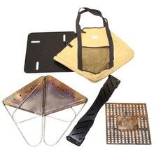 画像をギャラリービューアに読み込む, スノーピーク（snow peak） 焚火台Lスターターセット＆ベースプレートスタンドL/Mセット SET-112S/ST-032BS