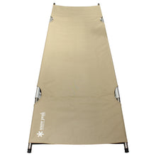 画像をギャラリービューアに読み込む, 【組立確認済】 美品 
スノーピーク（snow peak） コットハイテンション＆床面保護カバーセット　キャンプベッド BD-030