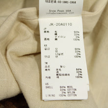 画像をギャラリービューアに読み込む, スノーピーク（snow peak） Shetland Cotton JQ Tweed Vest JK-20AU110 M