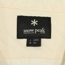 画像をギャラリービューアに読み込む, スノーピーク（snow peak） オカヤマオックスシャツ WH SH-16SU311 L