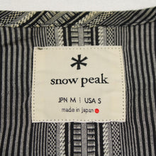 画像をギャラリービューアに読み込む, スノーピーク（snow peak） WASHI ストライプ スリーピング シャツ SH-19SU207 M 中古