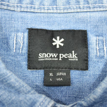 画像をギャラリービューアに読み込む, スノーピーク（snow peak） フィールドデニムプルオーバーショートスリーブ シャツ SH-16SU201 XL 中古