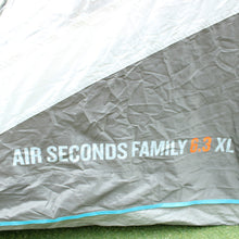 画像をギャラリービューアに読み込む, ケシュア（Quechua） AIR SECONDS FAMILY 6.3 XL エアーポールファミリーテント 1801728 中古
 【設営確認済】 送料無料