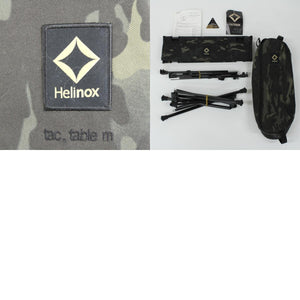【組立確認済】 新品同様 
ヘリノックス（Helinox） タクティカル テーブル M マルチカモブラック